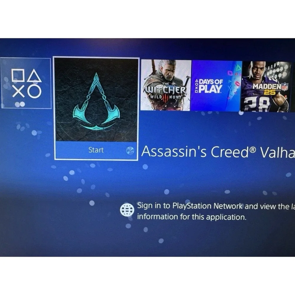 Assassins Creed Valhalla Sony PlayStation 4 PS4 Ubisoft Viking Action RPG Game